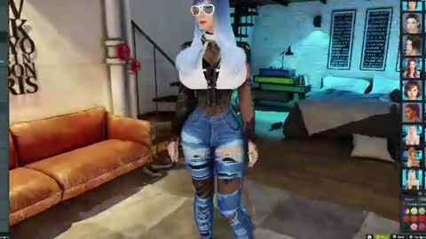 3dx_sara online show from July 1, 12:59 pm