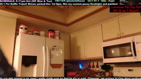 IsabelleRaven online show from October 13, 12:57 am