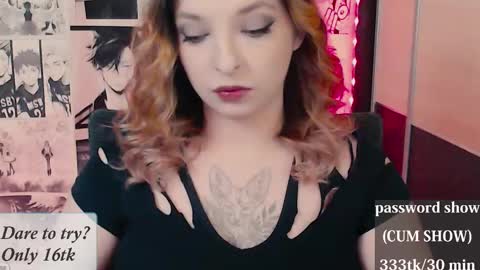 aliceriddle1 online show from March 2, 9:31 pm