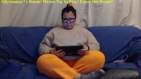 Snapshot of allyssamay chatting on February 23, 3:18 am Allyssamay online show from February 23, 3:18 am