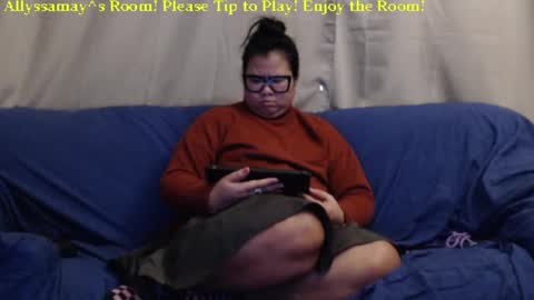 Snapshot of allyssamay chatting on February 13, 5:16 am Allyssamay online show from February 13, 5:16 am