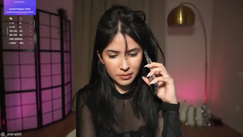 anniehillofficial_ online show from February 12, 8:32 pm