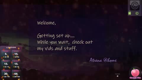 Atrena online show from December 3, 2:25 am