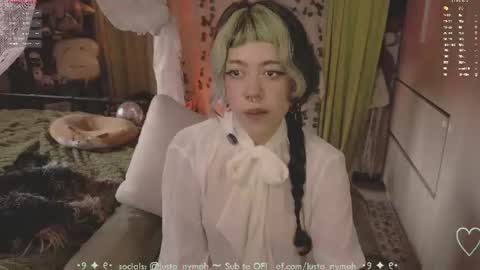   Im Nym  Justa nymph on twitter and IG online show from July 31, 10:44 pm