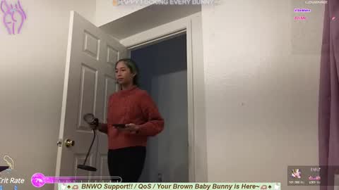 Snapshot of bunnycheekz chatting on February 21, 4:07 am Tokki  bunny  online show from February 21, 4:07 am