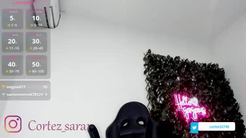 Sara Cortez online show from March 3, 1:50 pm