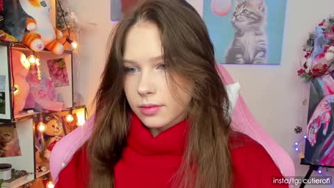 Snapshot of cutierori chatting on December 20, 3:03 am Rori Instagram cutierori online show from December 20, 3:03 am