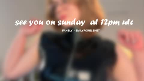 Emily  online show from May 31, 6:09 pm