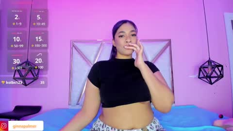 Snapshot of ginnapalmer chatting on February 12, 2:14 am Ginna Palmer online show from February 12, 2:14 am