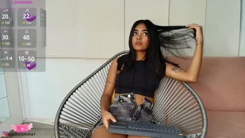 Snapshot of julieta_aguilar chatting on January 4, 7:23 pm Juli online show from January 4, 7:23 pm
