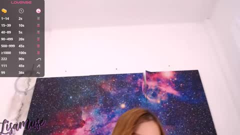 Lisamuse online show from March 12, 9:45 pm