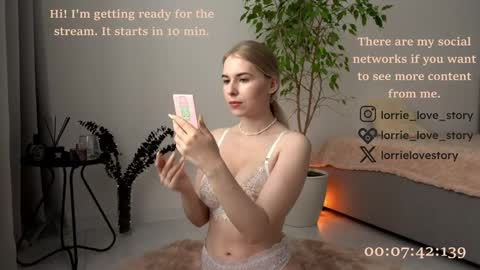 Lorrie online show from February 11, 2:24 pm