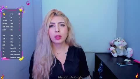 Megan rose online show from April 16, 4:02 am