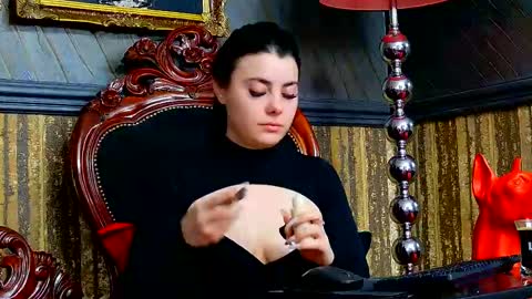 Snapshot of melissa_glow chatting on February 23, 7:49 am Melissa online show from February 23, 7:49 am