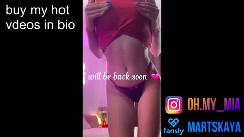 Mia Martskaya online show from October 30, 10:38 am