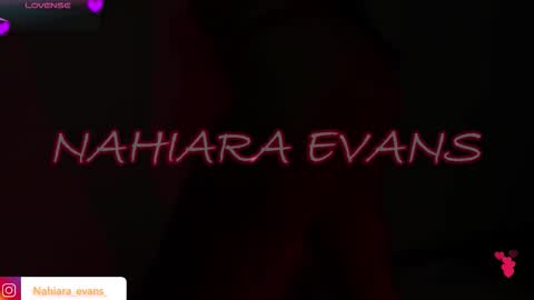 NAHIARA EVANS online show from October 29, 6:10 pm