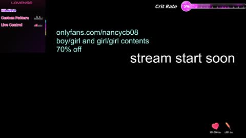 Nancy  no baby bb....or other name online show from June 7, 3:19 pm