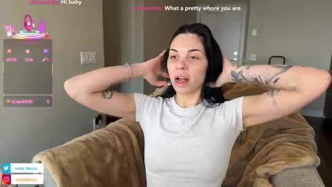 Snapshot of nattywithoutdaddy chatting on February 9, 10:54 pm NATTY FIERROS online show from February 9, 10:54 pm