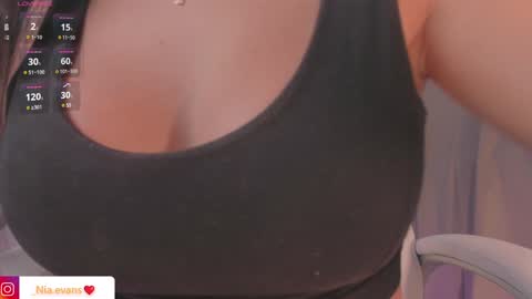 Snapshot of niaevans_x chatting on January 6, 8:07 pm Nia online show from January 6, 8:07 pm