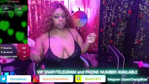 Queen Cherise Roze online show from February 27, 5:45 am