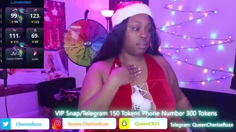 Queen Cherise Roze online show from December 25, 9:33 pm