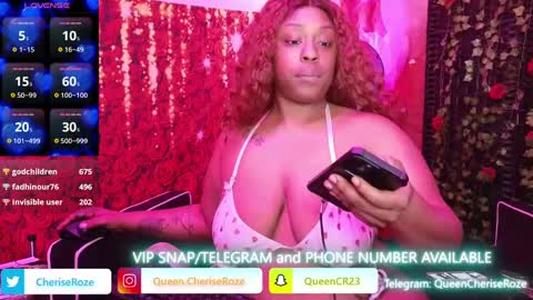 Queen Cherise Roze online show from March 9, 5:44 am