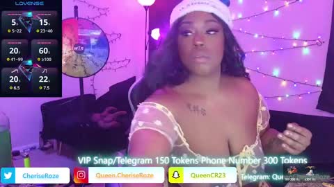 Queen Cherise Roze online show from December 16, 1:53 am