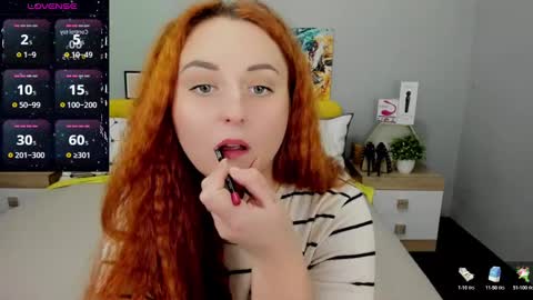 Snapshot of red_naughtyfox chatting on January 10, 6:28 pm Lessy Fox online show from January 10, 6:28 pm