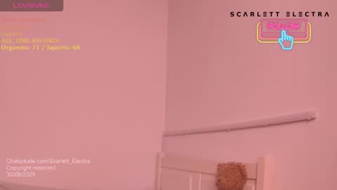 SCARLETT ELECTRA  -  online show from September 30, 4:12 pm
