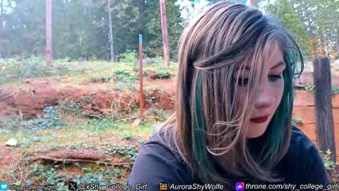 Aurora Wolfe  Shy College Girl  Top 16 of all OF Creators online show from October 11, 7:49 pm