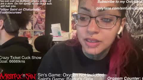 Mistrx Sin online show from February 18, 10:25 pm