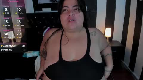 Snapshot of sobigcurvy44 chatting on October 9, 5:33 am leidy online show from October 9, 5:33 am