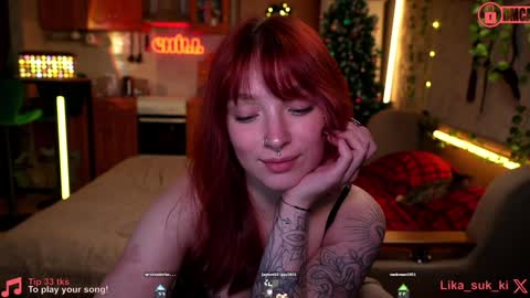 Snapshot of suk_ki chatting on December 24, 1:38 am Lika ginger Jessy blond online show from December 24, 1:38 am