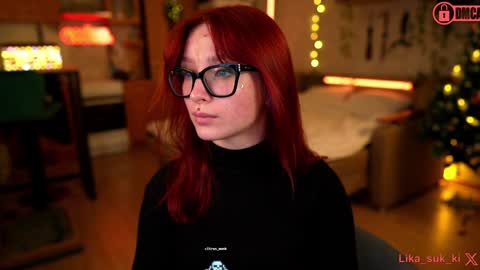 Snapshot of suk_ki chatting on January 9, 4:08 am Lika ginger Jessy blond online show from January 9, 4:08 am