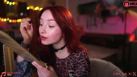 Snapshot of suk_ki chatting on February 28, 1:05 am Lika ginger Jessy blond online show from February 28, 1:05 am