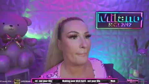 TamaraMilano online show from January 9, 9:35 am