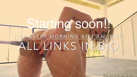 Snapshot of taylor_love_303 chatting on February 26, 11:11 am Taylor -- online show from February 26, 11:11 am