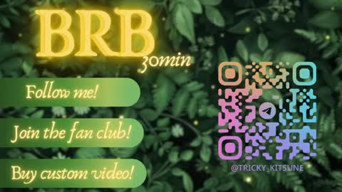 trickykitsune online show from April 5, 2:05 pm