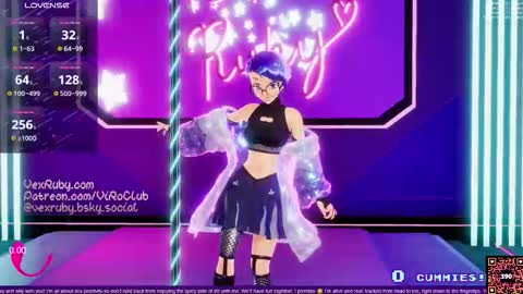 Vex Ruby online show from January 11, 1:10 am