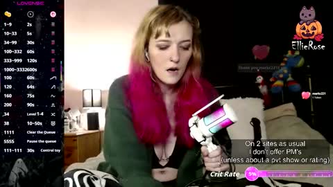 EllieeRose online show from March 2, 7:20 pm