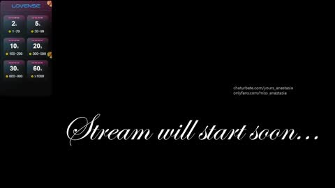 Anastasia online show from March 3, 7:56 pm