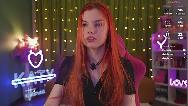 Katy  Ethereal online show from October 4, 3:01 am