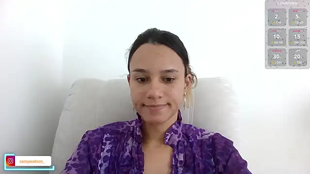 SamanthaWatson online show from June 14, 9:15 pm