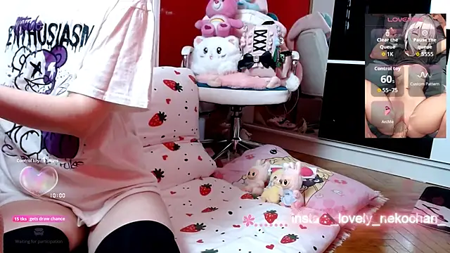 lovely nekochan online show from October 9, 12:26 am