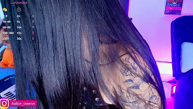 Aliceowenn online show from January 16, 9:11 pm