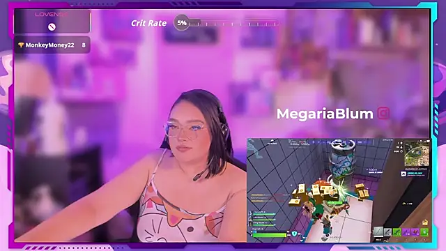 MegariaB online show from January 10, 4:50 am