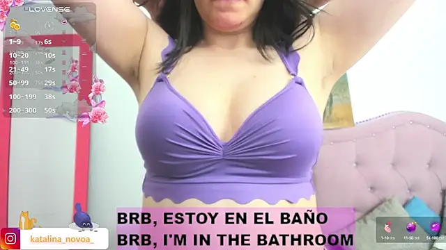 Katalina novoa online show from October 17, 2:15 am