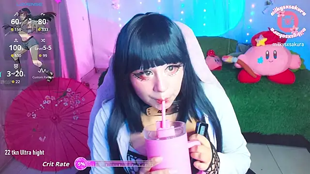 MilkyXSakura online show from May 2, 3:43 am