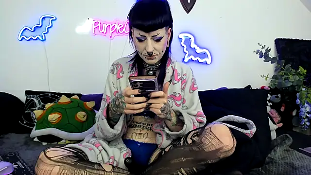 Purple Coffin666 online show from April 29, 10:18 am