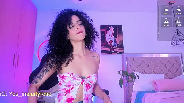 CurlyRose   online show from January 16, 8:16 pm